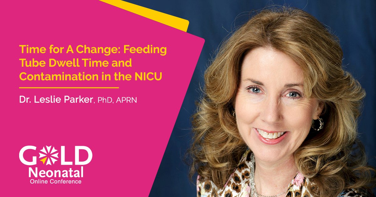 Join us at #GOLDNeonatal2024 with Dr. Leslie Parker, PhD, APRN for 'Time for A Change: Feeding Tube Dwell Time and Contamination in the NICU': goldneonatal.com/conference/pre… #NICU #neonatology #PretermInfant