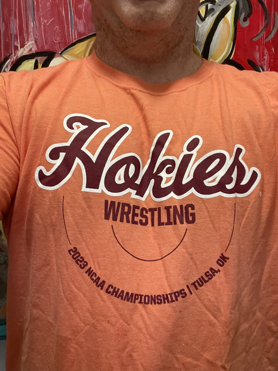#WrestlingShirtADayinMay @HokiesWrestling thanks to @ROBIEwrestling and his work building an amazing program in the Commonwealth!