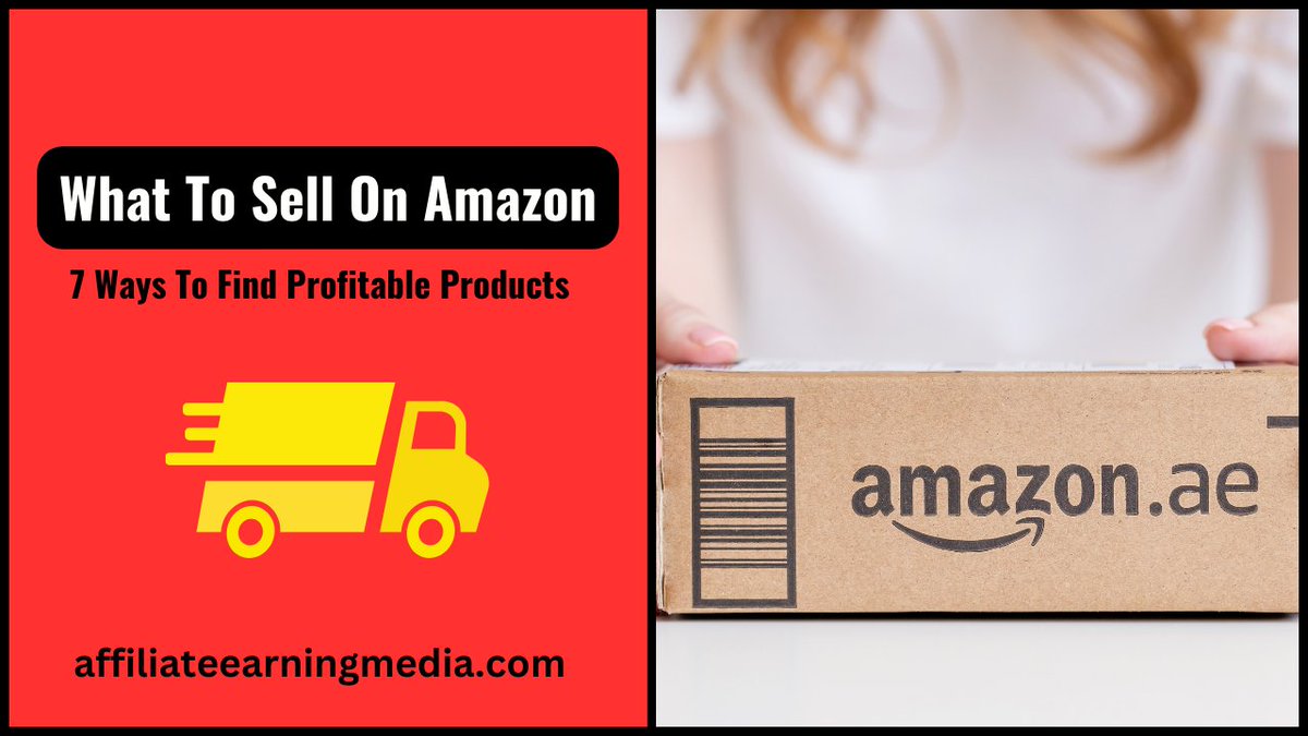What To Sell On Amazon: 7 Ways To Find Profitable Products
Read Full Article: affiliateearningmedia.com/what-to-sell-o…
#amazonsuccess #amazonfba #amazonseller #productresearch #profitableproducts #ecommerce #onlinemarketing #amazonproducts #nichemarkets
