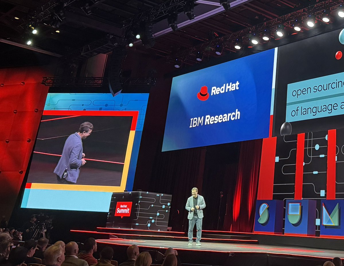 .@IBM and @RedHat announces the open sourcing of the Granite LLM This is a great move. IBM has believed in the potential of open source since 2000 so this is on brand for big blue.