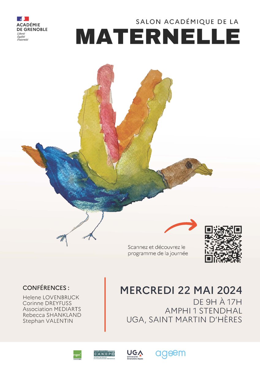 📢SAVE THE DATE // Séminaire #maternelle À vos agendas ! Réservez votre journée du 22 mai pour assister au salon académique de la maternelle. Au programme : #conférences, #ateliers et #échanges autour du plan maternelle.