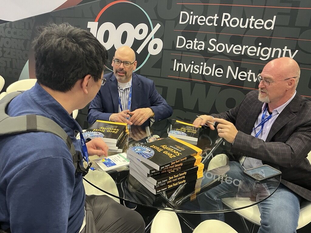 AppgateSecurity's tweet photo. What a great opening night at #RSAC 2024! #teamappgate is heading into Day 2 ready to go. Stop by booth S-1143 to talk to our #networksecurity experts about industry-leading #ZTNA and #fraudprotection solutions. And grab some swag, too. Learn more: https://t.co/hSi6rl3Ekp https://t.co/kPXicK3h7e