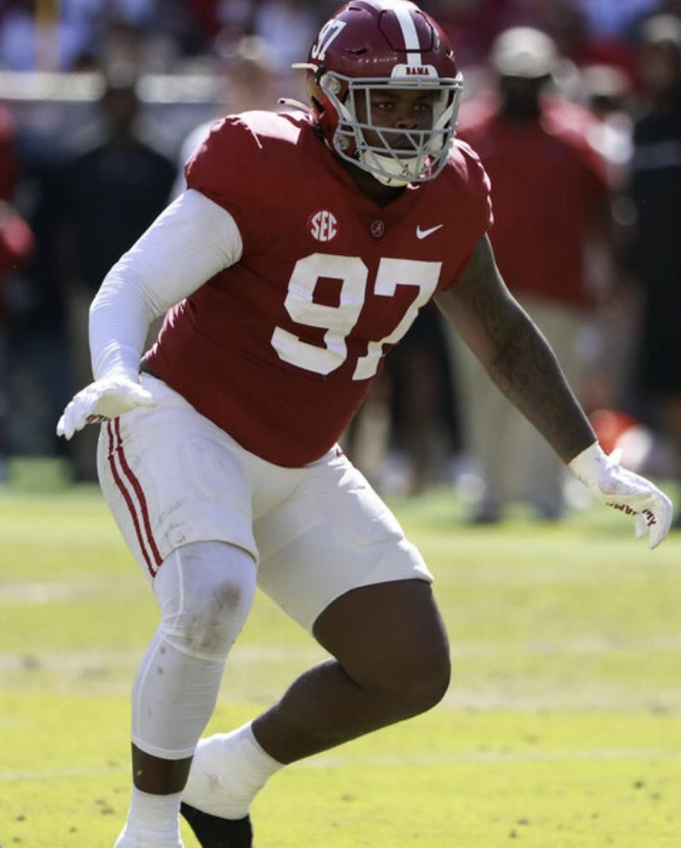 Ex-Alabama defensive lineman Khurtiss Perry is visiting Virginia Tech, the @APSportsAgency tells @247Sports. Was a Class of 2022 top-55 overall recruit. 247sports.com/player/khurtis…