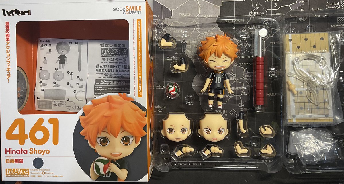 ☆ ด๋อย nendoroid ฮินาตะดำ 461
800 รวมส่ง พาร์ทครบ พร้อมส่งค่ะ
* มีตำหนิฐานมีจุดเสาค้ำหักคาไว้ 
* แต่พาร์ทเสาปกติมีให้ค่ะ ซื้อแยกมาแล้ว
#ตลาดนัดhaikyuu #ตลาดนัดไฮคิว