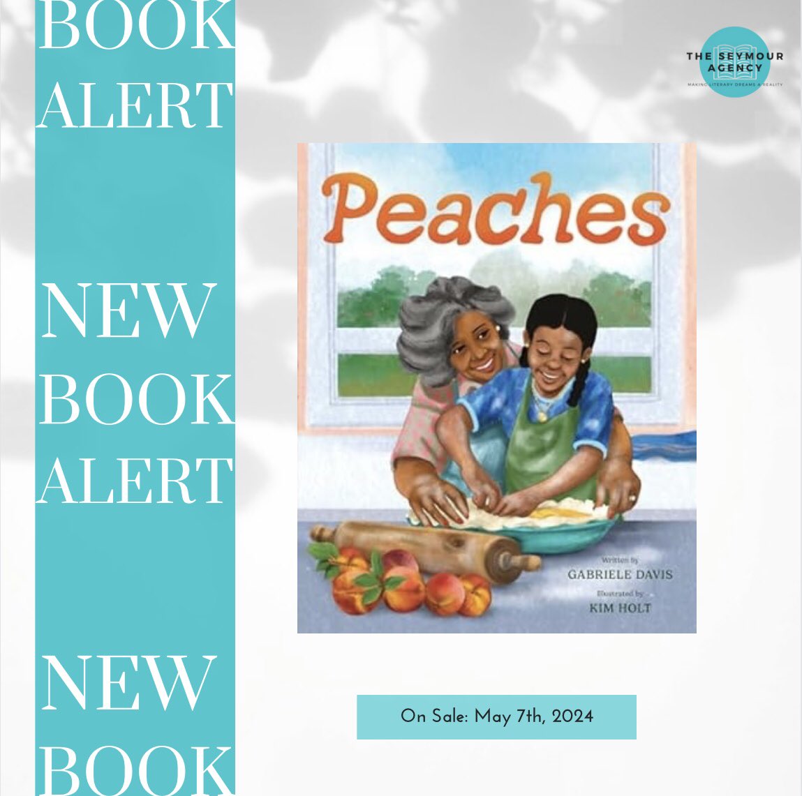 PEACHES by @GDavisBooks released today with @abramskids In this hopeful multigenerational story of love and healing, a girl holds her mother’s memory close while carrying on an important family tradition: making peach cobbler together. Order now: a.co/d/dziy4Qe