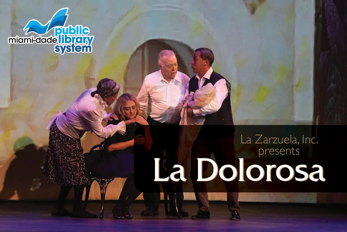 Enjoy a modern version of the classic zarzuela “La Dolorosa,” where love triumphs over adversity and social conventions, at the Main Library this Saturday, May 11 at 1 p.m. spr.ly/6014jcIka