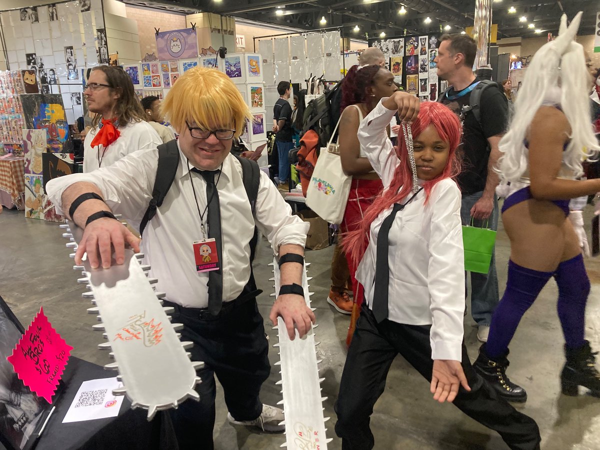SavMalloy's tweet photo. Fan Expo 2024 😁 #fanexpo #fanexpo2024 #fanexpophilly #fanexpophiladelphia #chainsawman #chainsawmancosplay #makima #makimacosplay https://t.co/aRPvfkflgt