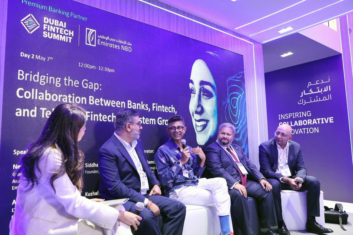 Joined by experienced industry leaders, Kushal Shah, MD of e& capital, participated in a panel discussion hosted by @EmiratesNBD_AE at the @DubaiFinTechSum.