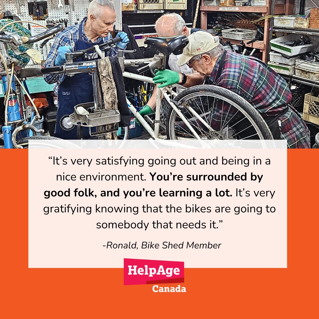 For the members of the Bike Shed, their time together is more than just a way to keep busy. It's about building real friendships while also making a difference in their community! Read more about their story here ▶️ loom.ly/amme_J4