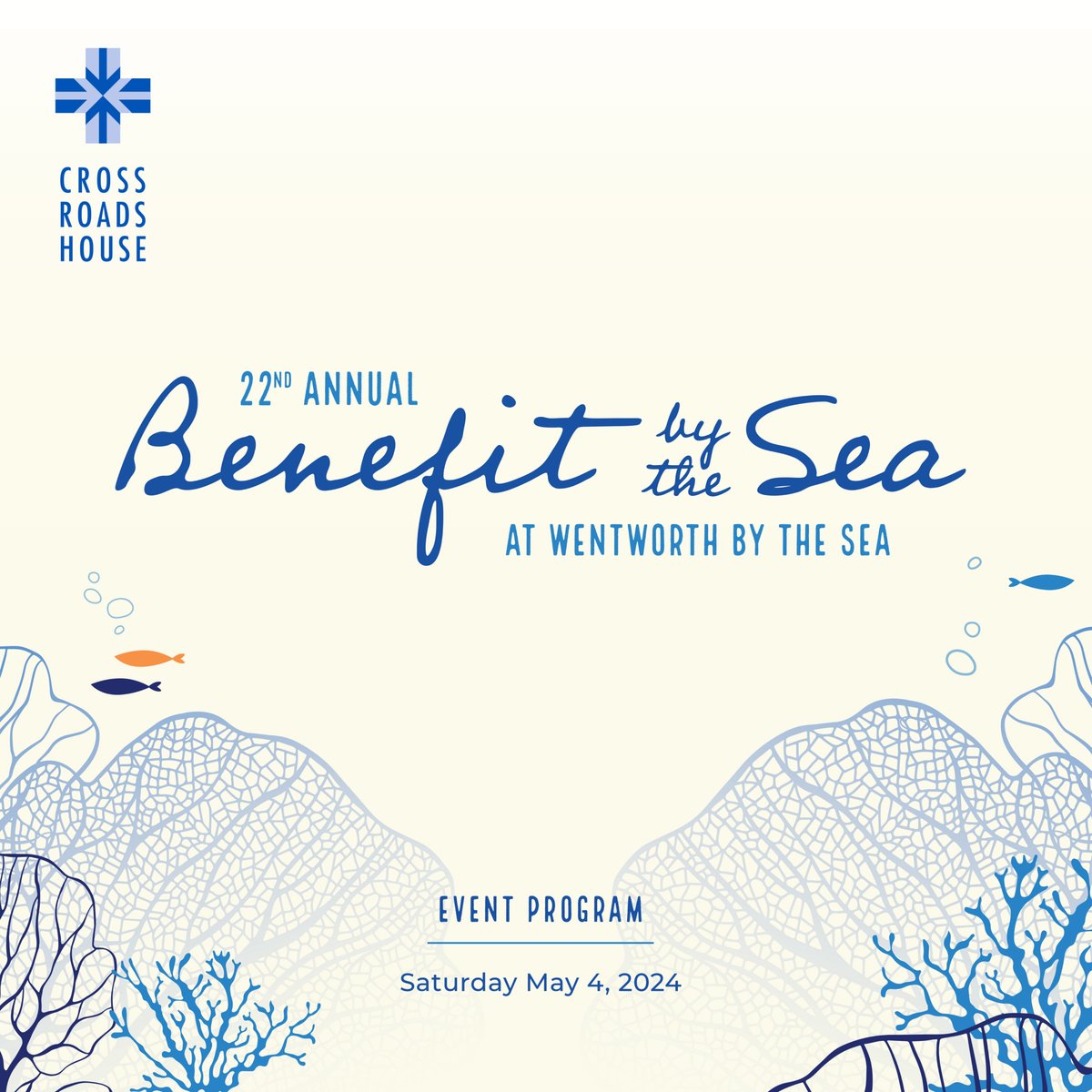 Vital_Design's tweet photo. New collateral for @crossroads_house_nh 2024 Benefit by the Sea.

For their annual gala we created event signage, the event program, and video graphics for one of their biggest fundraising events OTY.

Vital is proud to support the CRH mission.

#vitaldesign #crossroadshouse https://t.co/TNvCxPaJSe