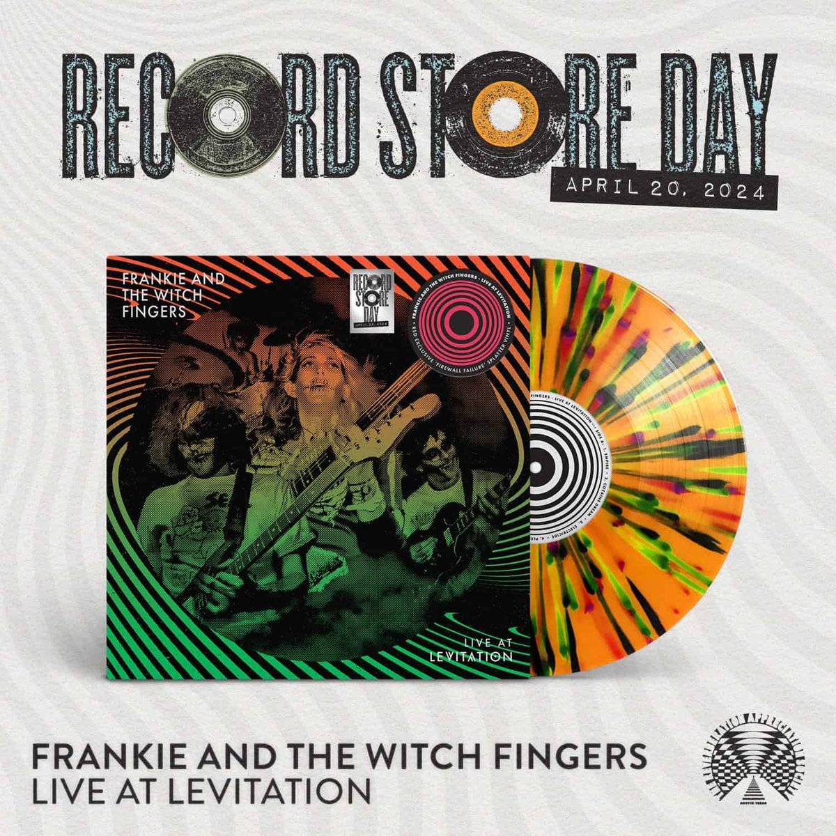 RSD 2024: 'Live At Levitation' by Frankie and the Witch Fingers The twelfth edition of Levitation's ongoing live series of releases comes from the garage-psych mutants with their 2022 performance. @thewitchfingers @RVRBRECORDS @LEVITATION normanrecords.com/records/202355…