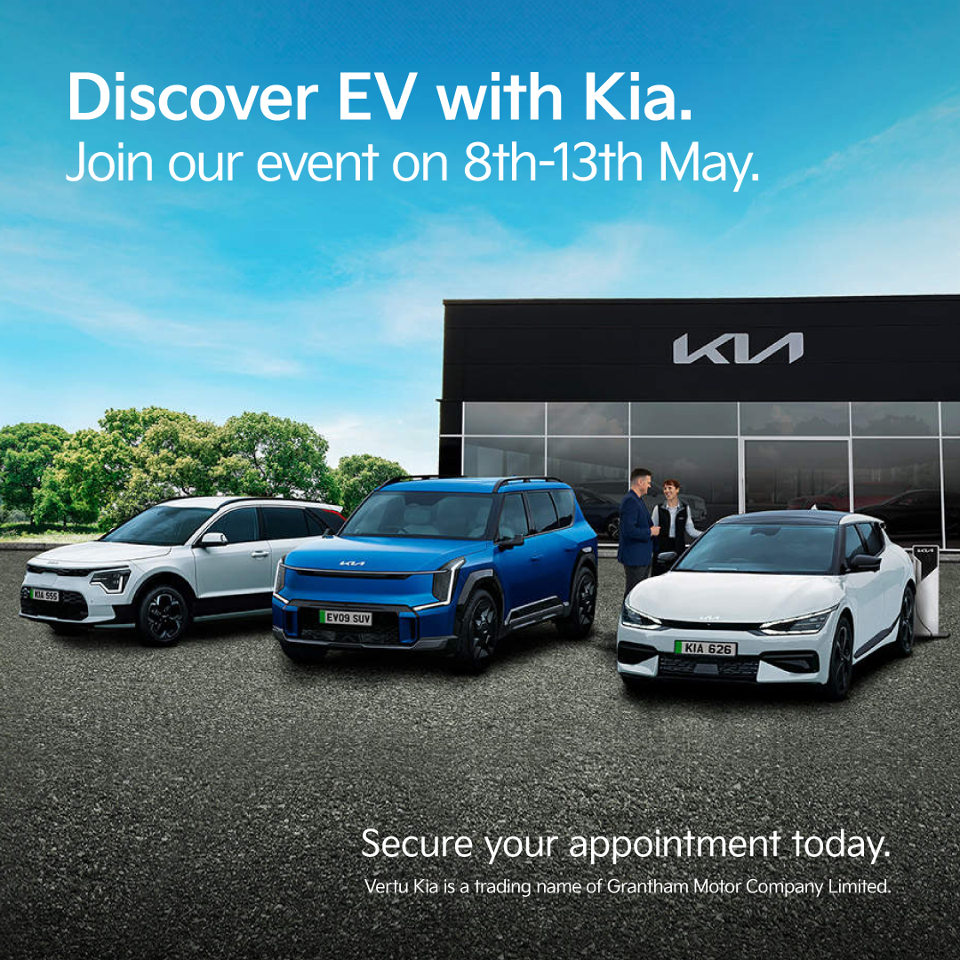 Vertu Kia Nottingham's EV event starts Tomorrow. Mark your calendars for 8th-13th of May! 🚗 Book now > > bit.ly/3UlvORc #VertuMotors #Kia #EVEvent