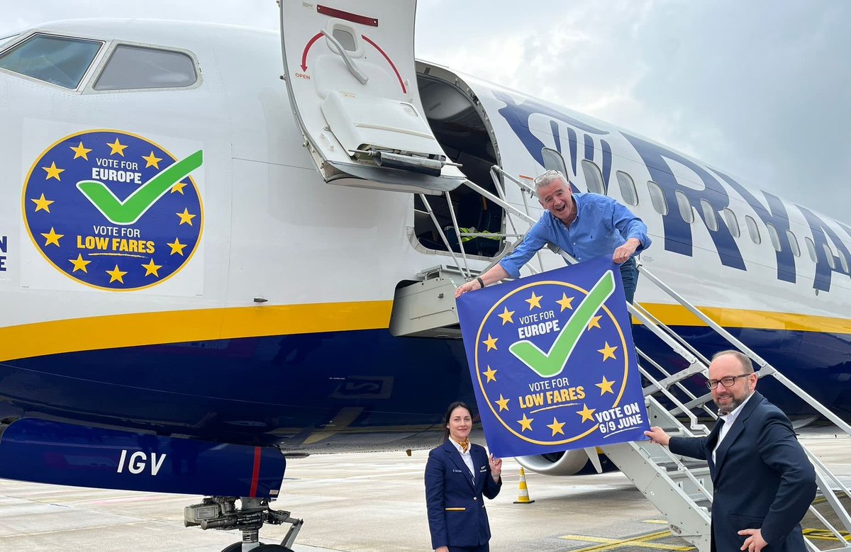 Ryanair has launched a campaign - at Brussels Zaventem Airport - to encourage all EU citizens to turn out and vote in the EU elections on 6 – 9 June. #ittngroup #ittnswitchedon ittn.ie/travel-news/ry…