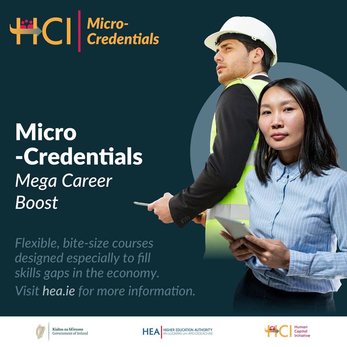 Looking for that MEGA CAREER BOOST? The Micro-Credentials Learner Fee Subsidy is now offering 14,000 places on over 650 courses across numerous industries. For more information and to check out the full course range, go to: hea.ie