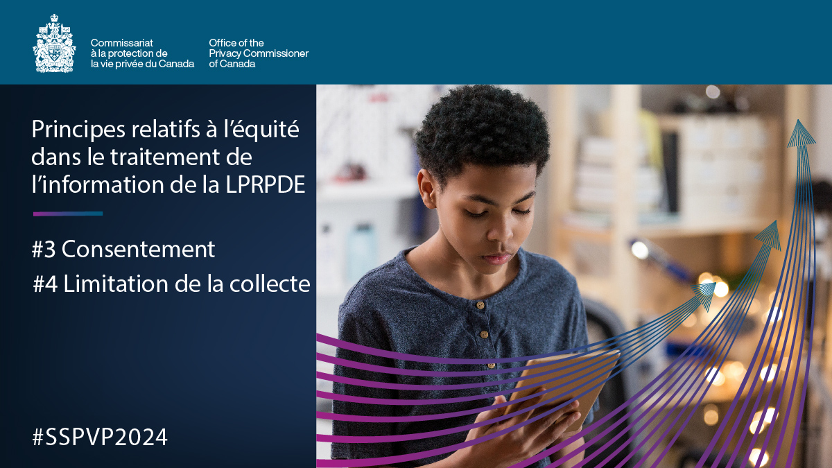 priveeprivacy's tweet photo. Améliorez la protection de la vie privée à l’aide des 10 principes de l’équité dans le traitement de l’information de la #LPRPDE. Suivez-nous pendant la #SSPVP2024; nous aborderons deux principes par jour. https://t.co/QtsZfhcy34
