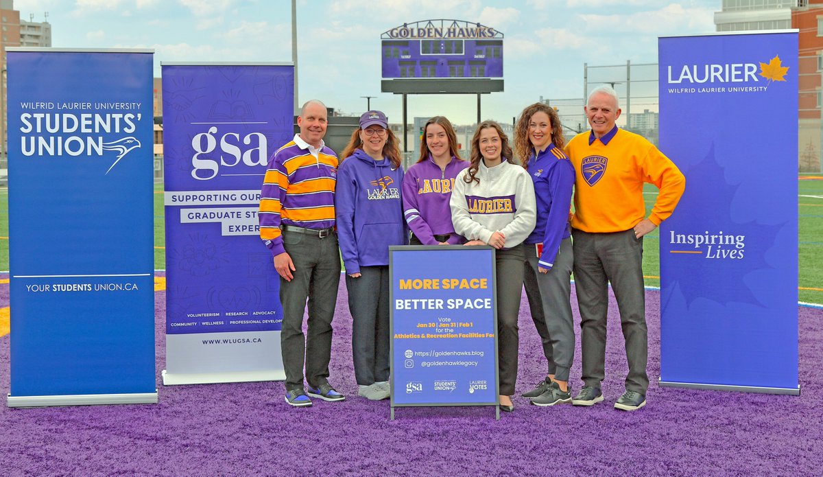 #Laurier students responded enthusiastically to the “More Space, Better Space” referendum campaign and voted in favour of a transformational long-term financial commitment to the Athletics & Recreation facilities on its Waterloo campus. 📰 tinyurl.com/2ceg99l7 #SoarAbove