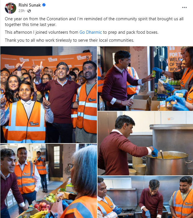 Sunackered: 'Thank you to all who work tirelessly to serve their local communities, WHEREAS I DON'T, I just serve myself and my pockets'. Hypocrite @RishiSunak