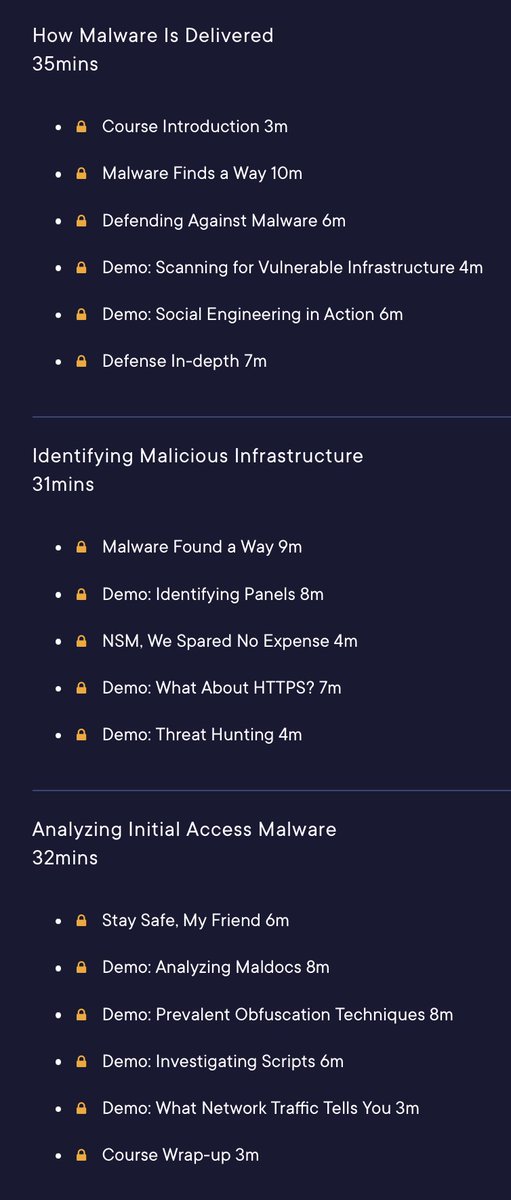 🚨 Malware is often delivered through complex and convoluted distribution channels. This course will teach you the basics of performing fast and effective techniques for analyzing these chains and identifying important indicators of compromise. pluralsight.com/courses/initia…