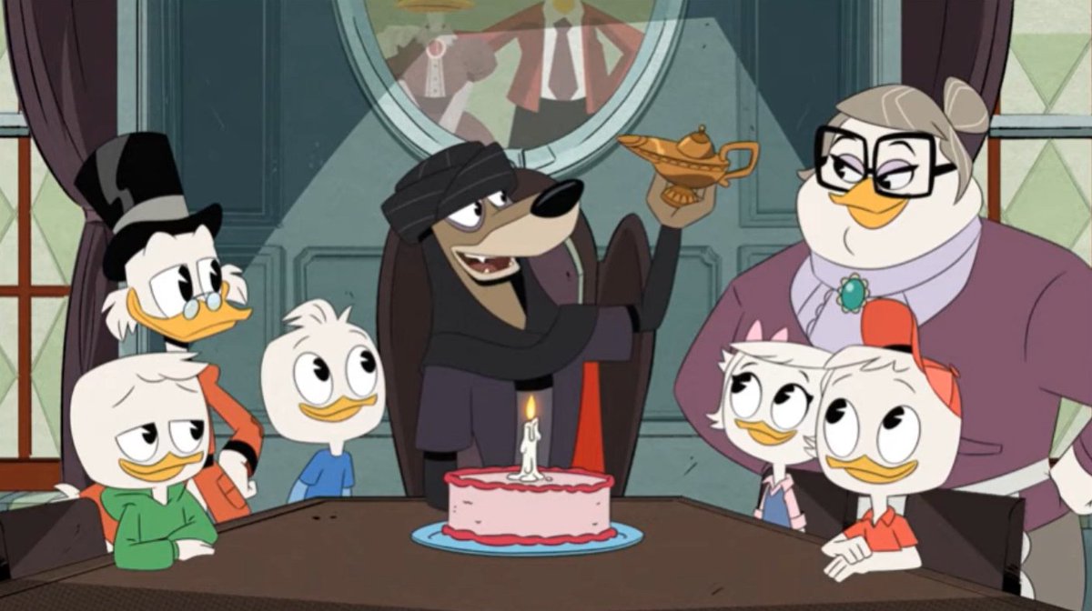 Today marks the 5th anniversary of #DuckTales episode, 'Treasure of the Found Lamp!', written by Christian Magalhaes and directed by Jason Zurek.
Huey, Dewey and Louie, along with Mrs Beakley's granddaughter, Webby, discover long-kept family secrets from Scrooge's epic past.