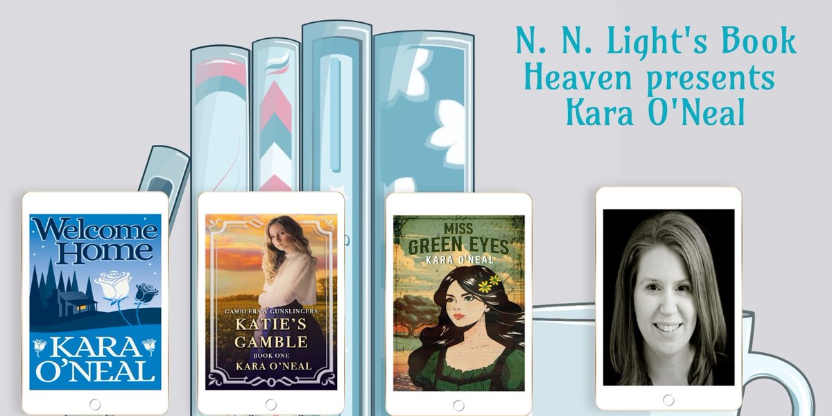 I work at a middle school in Texas. I am in charge of the Special Education department…
N. N. Light's Book Heaven presents Kara O'Neal
nnlightsbookheaven.com/post/kara-onea…
#authorspotlight #nnlbh #historicalromance #romance #historicalwesternromance #mustread