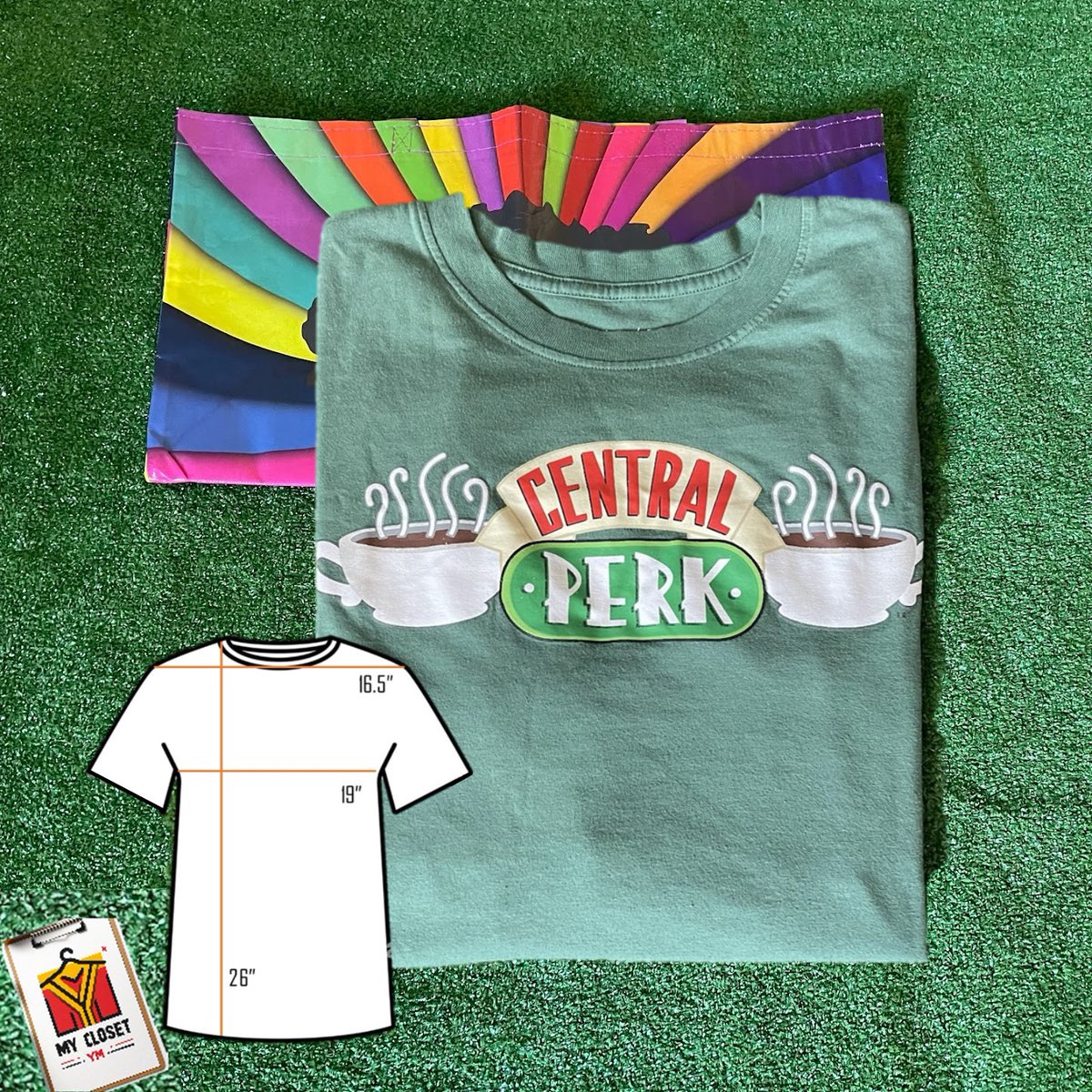 Friends Iconic Central Perk Coffee Long Sleeve Crewneck Green T-Shirt Size S

#FriendsFashion
#CentralPerkCoffee
#LongSleeveTee
#CrewneckStyle
#GreenTShirt
#IconicDesign
#SizeSFashion
#TVShowMerchandise
#FanFavorite
#NostalgicFashion
ebay.com/itm/1264694092…
