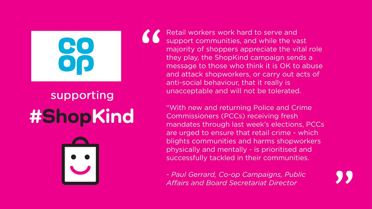 Thank you to @coopuk for supporting ShopKind Week, taking place this week between 6th-10th May. You can also get involved! Visit nbcc.police.uk/business-suppo… for more information. #ShopKind