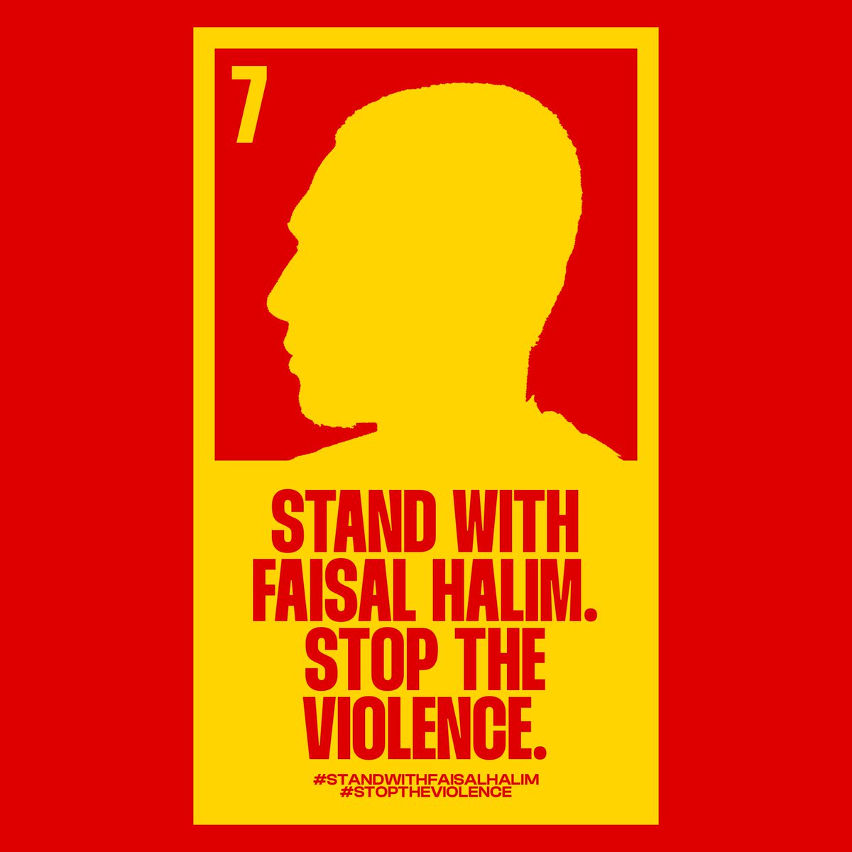 #StandWithFaisalHalim #StopTheViolence