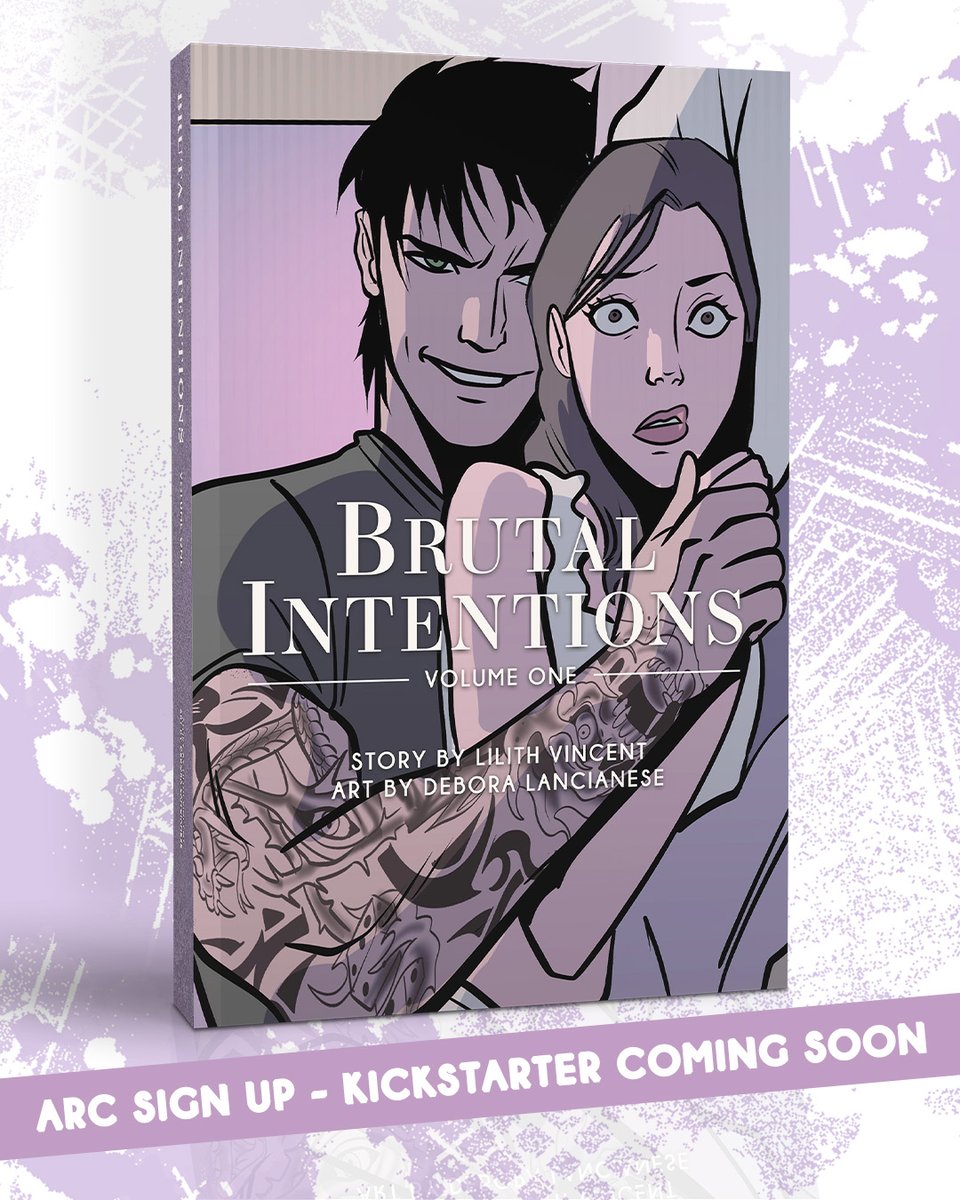 #KICKSTARTER #COMINGSOON He’s dangerous, drop dead gorgeous, a grade-A asshole—and her new stepfather. The BRUTAL INTENTIONS Vol 1. Comic by Lilith Vincent is coming soon! bit.ly/3wgQjGD