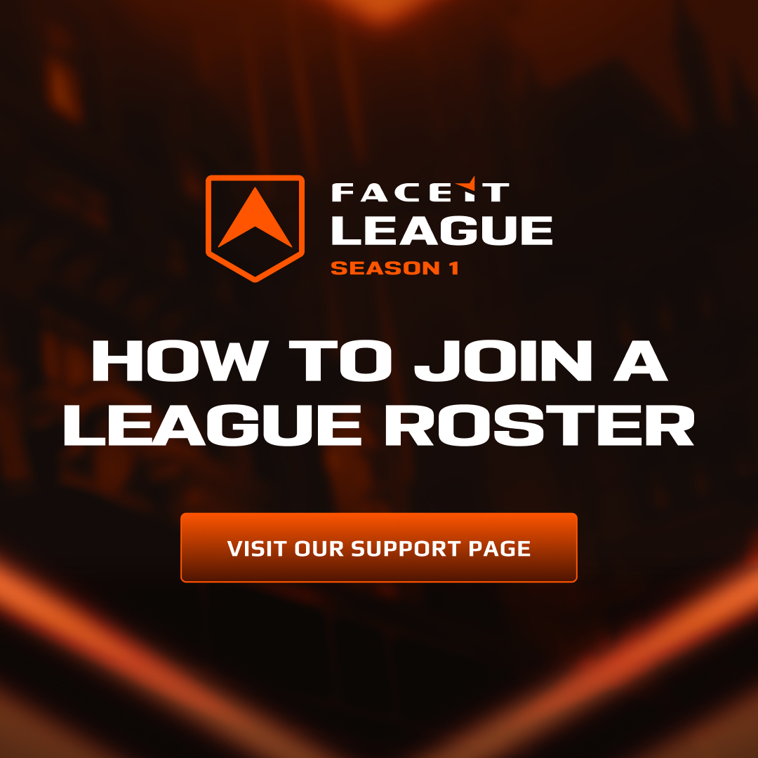 It's not too late to join the FACEIT League 🤩 Registered teams can adjust their roster until the roster lock towards the end of the season. Visit our knowledge base to learn how to add a player or join a roster yourself! 🔎 support.faceit.com/hc/en-us/artic…