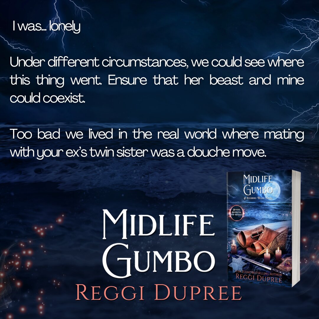 #NEW When you think life can’t get worse, the universe says: hold my beer. Midlife Gumbo by Reggi Dupree bit.ly/3VKku3u