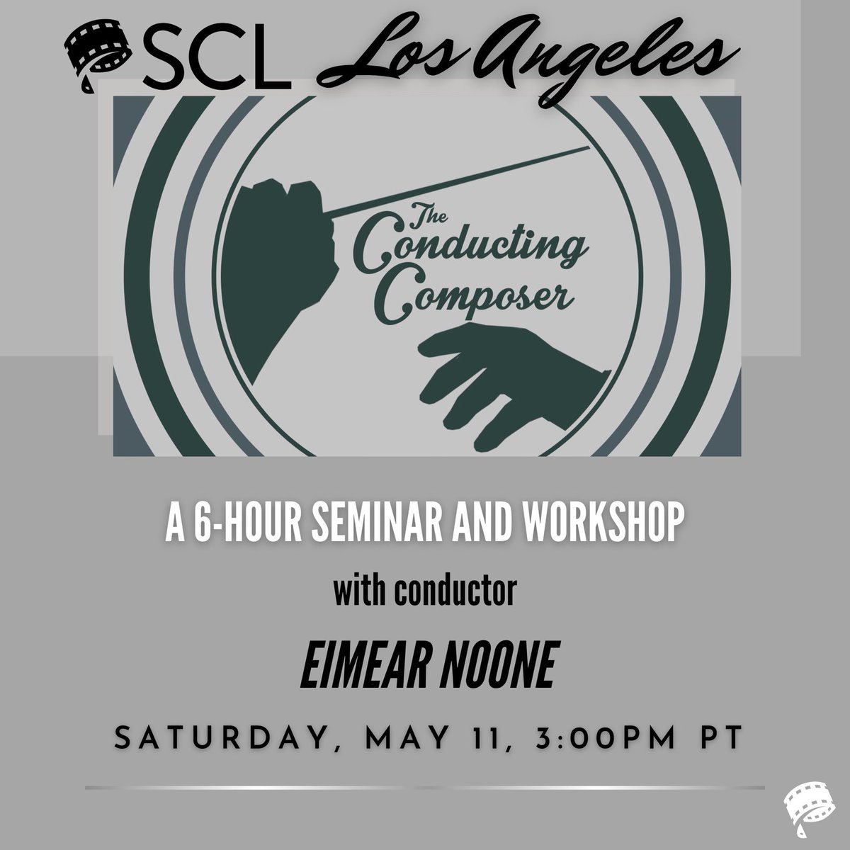 We are so thrilled to present The Conducting Composer — a 6-hour seminar and workshop with conductor EIMEAR NOONE on Saturday, May 11, at 3:00PM PT 🎶 #conducting #composers #thescl