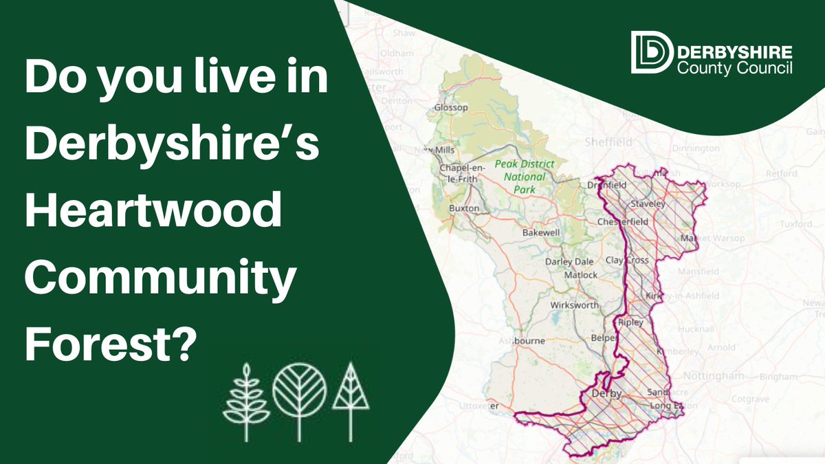 🧐So exactly where is Derbyshire’s Heartwood Community Forest? 🧭Take a look at our interactive online map to find out 🗺️ 🌳If you own land within the boundary, you could be eligible for a Government-funded grant to plant trees 🌳 ⬇️Check out the map ⬇️ ow.ly/z0Jc50RyzR0