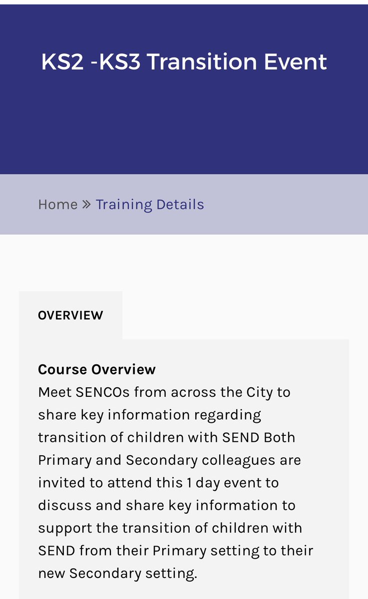 SIL SEND & Inclusive Learning (@sil_send) on Twitter photo KS2-KS3 Transition Event. Delighted that the response this year has been so great that we’ve had to increase the number of places available 👏👏👏. If you haven’t already booked you can do so here schoolimprovementliverpool.co.uk/Training-Detai… See you on the 23rd @SI_Liverpool <a href="/SIL_PO_SCHOOLS/">Jane Holmes</a> KS2-KS3 Transition Event. Delighted that the response this year has been so great that we’ve had to increase the number of places available 👏👏👏. If you haven’t already booked you can do so here schoolimprovementliverpool.co.uk/Training-Detai… See you on the 23rd @SI_Liverpool <a href="/SIL_PO_SCHOOLS/">Jane Holmes</a>