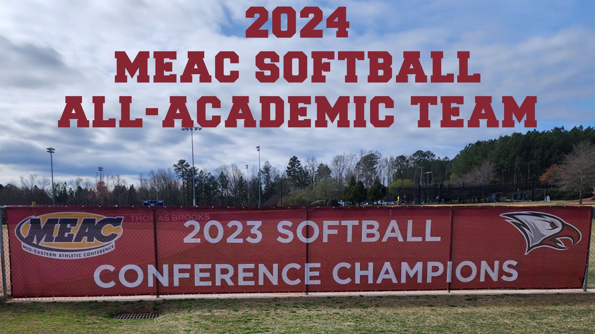 AWARDS! Congratulations to the 15 NCCU softball student-athletes who earned MEAC All-Academic Team status for 2024. Full story and list of honorees... nccueaglepride.com/news/2024/5/7/… #EaglePride