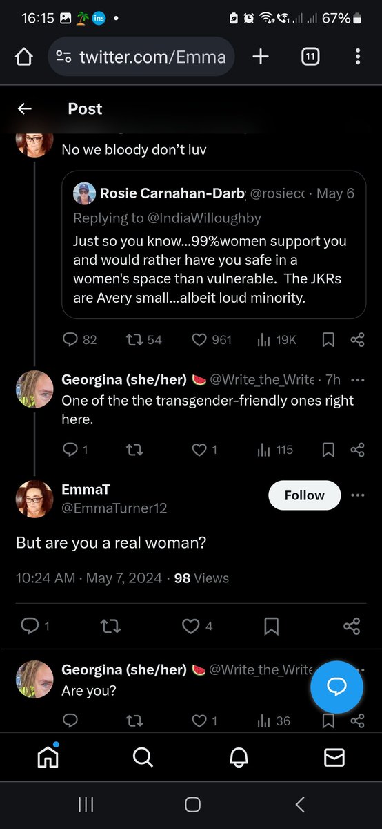 Utterly god-awful people. I must be a man because I don't agree with them. Stupid because statistically men are more likely to agree with them.