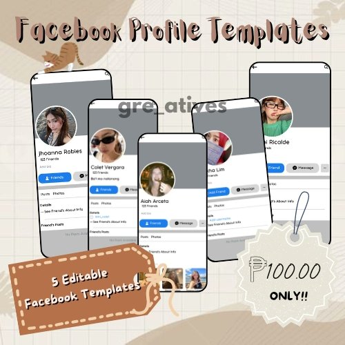 gre_atives's tweet photo. ‼️ Selling Editable Canva Facebook Profile Templates ‼️

FOR WHAT:
✓ PERFECT FOR AU
✓ 'YUN LANG
✓ BAKIT

HOW MUCH: ₱100.00
HOW MANY: FIVE (5) EDITABLE CANVA TEMPLATES
WHERE TO BUY: https://t.co/AWVAiadF1Z https://t.co/xPzF7GvJQe