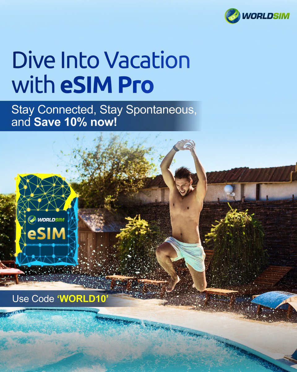 Forget scrambling for Wi-Fi! Stay connected with WorldSIM eSIM Pro wherever you roam. Calls, texts, and data - all in one place.#worldsim #travel #esim #esimcard #travelgram #instatravel #travelphotography #adventure #explore #wanderlust #globetrotter #trip #vacation #getoutside
