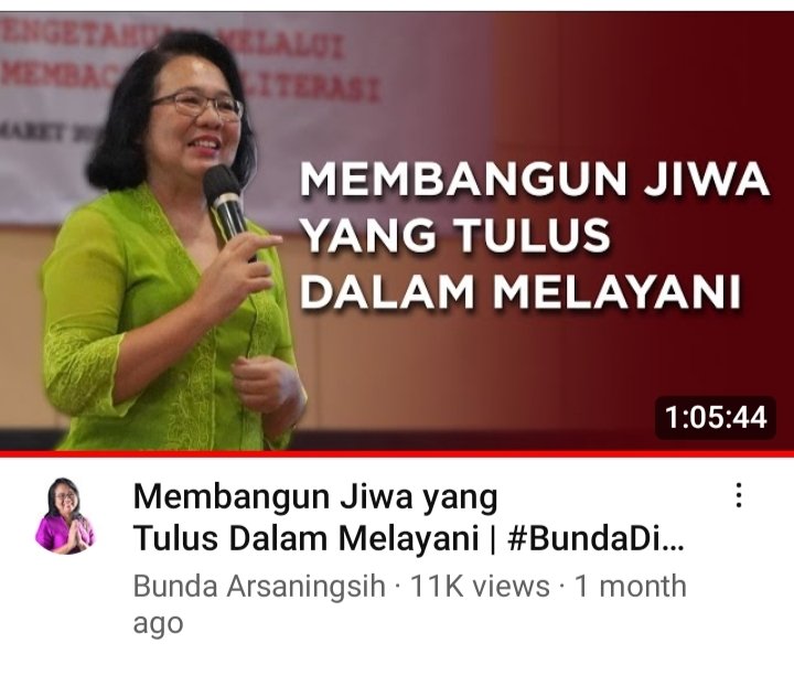 ratna_dee01's tweet photo. #MayLearnings 3-5-2024

Siapa di bidangmu yang kamu kagumi dan kenapa?

#BundaArsaningsih.
Ga bs diungkapkan dg kata2. Intinya krn pembelajaran beliau banyak mberikan pencerahan utk masalah2 dlm hidup kita, dan mngajarkan bagaimana cara mjd bahagia https://t.co/3OD1I33jYw
