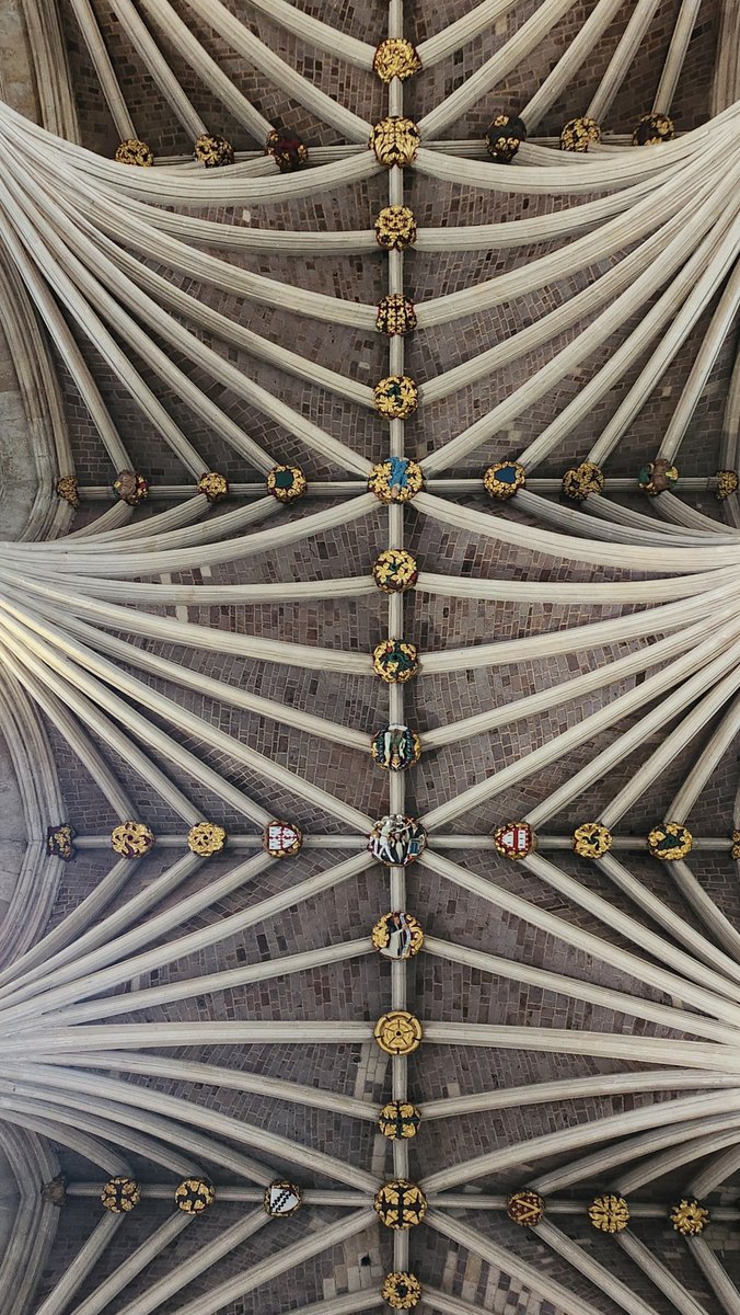 The team had a look around the stunning Exeter Cathedral on their DAC day. The 96m medieval stone vault ceiling is the longest in the world, with incredible gothic carved bosses. A beautiful place to visit #lovechurches #placesofworship #architecture @ExeterCathedral
