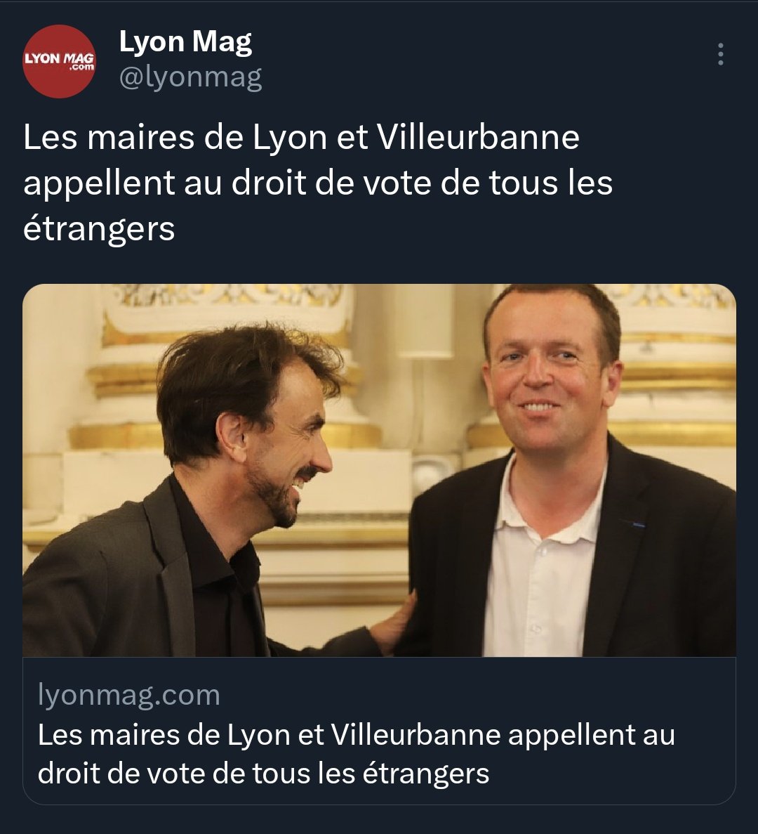 Ces idéologues incapables qui ont transformé une des plus belles villes de France en trou à merde invivable, criminogène et non circulable, viennent de trouver le seul moyen d'être réélus.
#Lyon #Villeurbanne