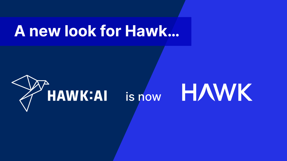 Hawk has a new look! 

Today we're introducing a new logo and a shorter name, which reflects the fact that AI is now a 'when' and 'how' decision for financial institutions rather than a 'why'.

AI will always be part of our DNA - look out for further project updates.

 #ai #hawk