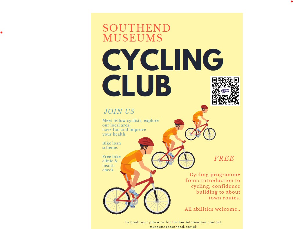 Our latest Southend Museums Cycling Club rally is heading to Southchurch Hall. Join us at the Beecroft at 11am tomorrow. 
Book your place Museums@Southend.gov.uk