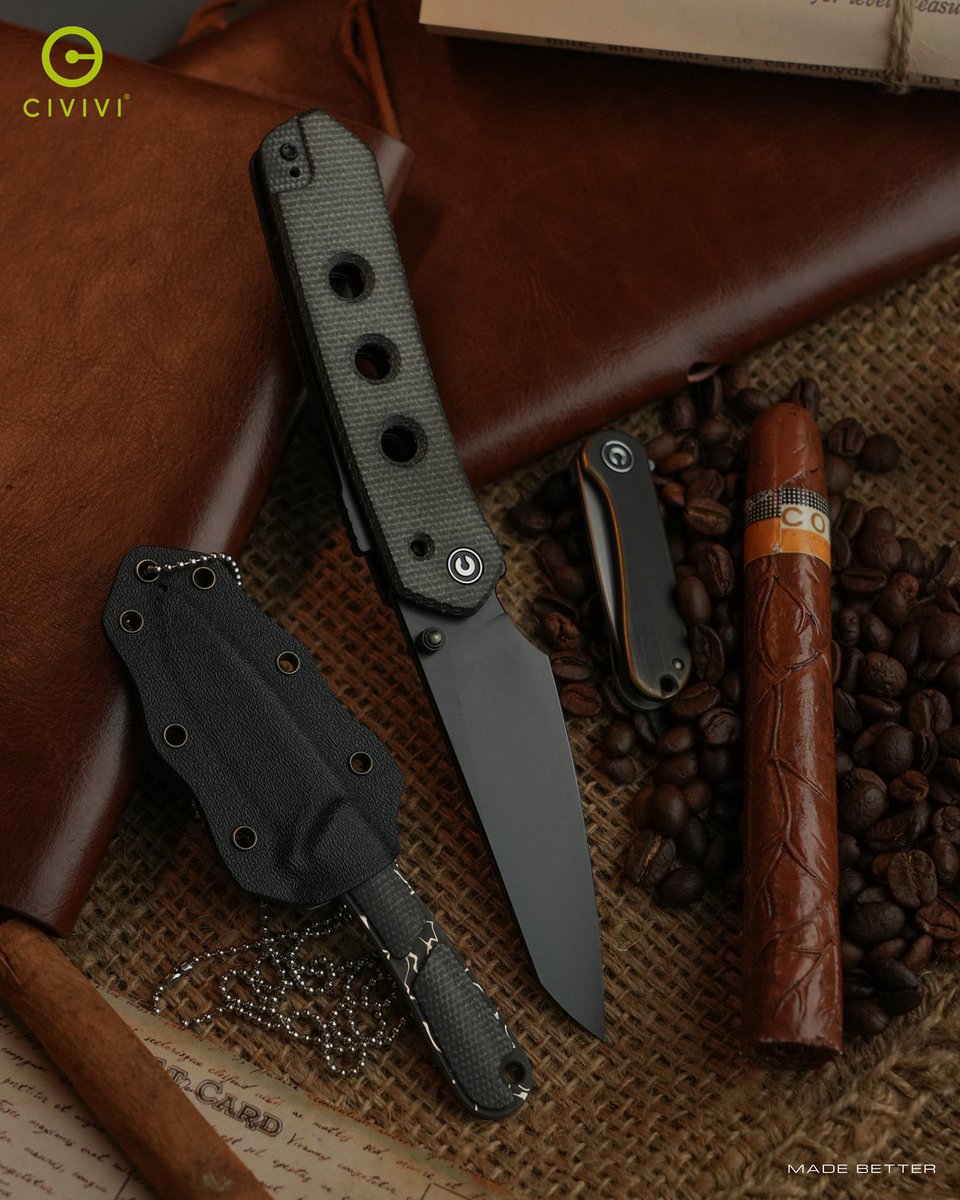 Some all-time favorites from CIVIVI family🥰 🔪Vision FG 🔪Mini Elementum 🔪Mini Elementum Fixed Blade Which CIVIVI model has been your favorite to carry so far？ civivi.com