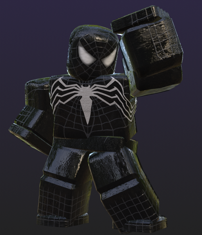 ⚫️ Raimi Symbiote Suit ⚫️
Uploaded the texturing process in the reply!

#Roblox #RobloxDev
