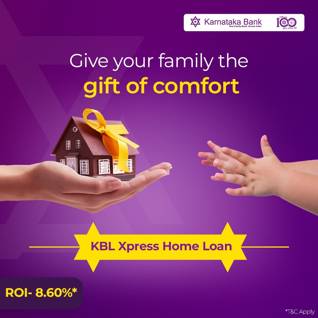 Your family deserves the best. Unlock the door to comfort and security with KBL Xpress Home Loan. Apply now: karnatakabank.com/apply-now #karnatakabank #homeloan #easyloan #quickloan #simpleprocess #quicksanctions #banking #easybanking