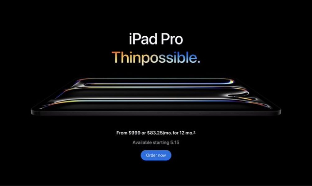 There was a committee of Apple employees who each make $375,000/year and took 6 months of debate to come up with “Thinpossible.”