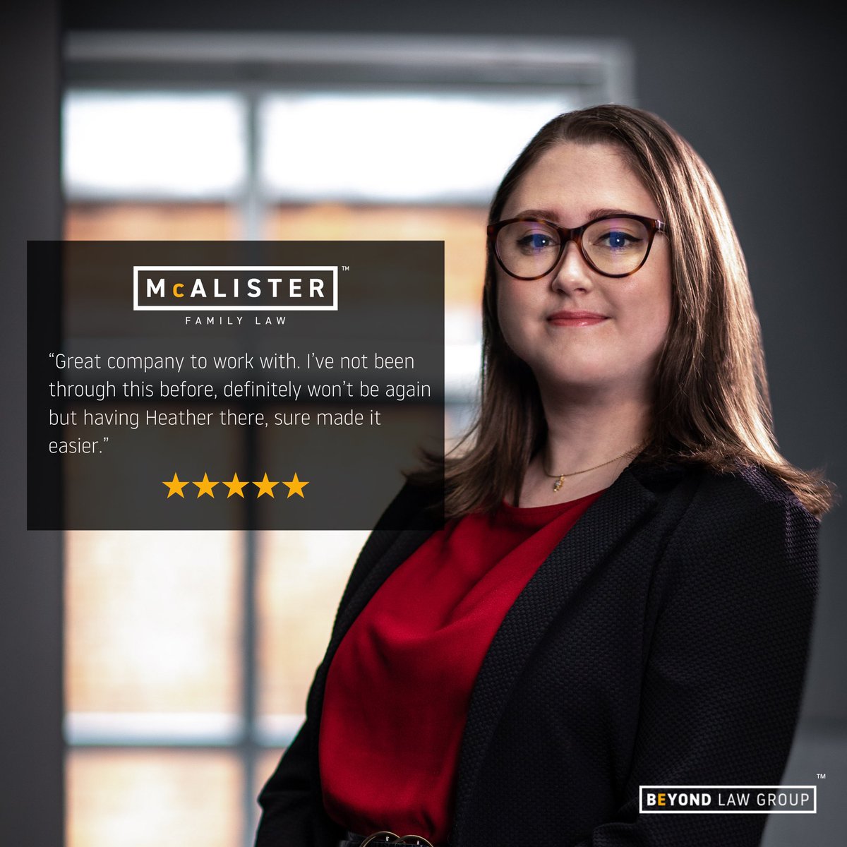 It’s Testimonial Tuesday! This week we have a lovely review for @McAlisterFamLaw’s @HeatherFamLaw! 👏 Thank you for your review and great work as always Heather! #familylaw #divorce #law #manchester #review