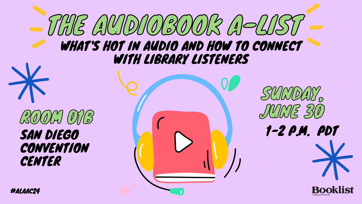 Audiobooks are still on the rise, but matching the right audio to a listener is tricky in our increasingly digital library environment. Join us 6/30 at 1 p.m. during #ALAAC24 for a panel focused on listeners' advisory tips and data. Add to your schedule:  cdmcd.co/LEEWnG