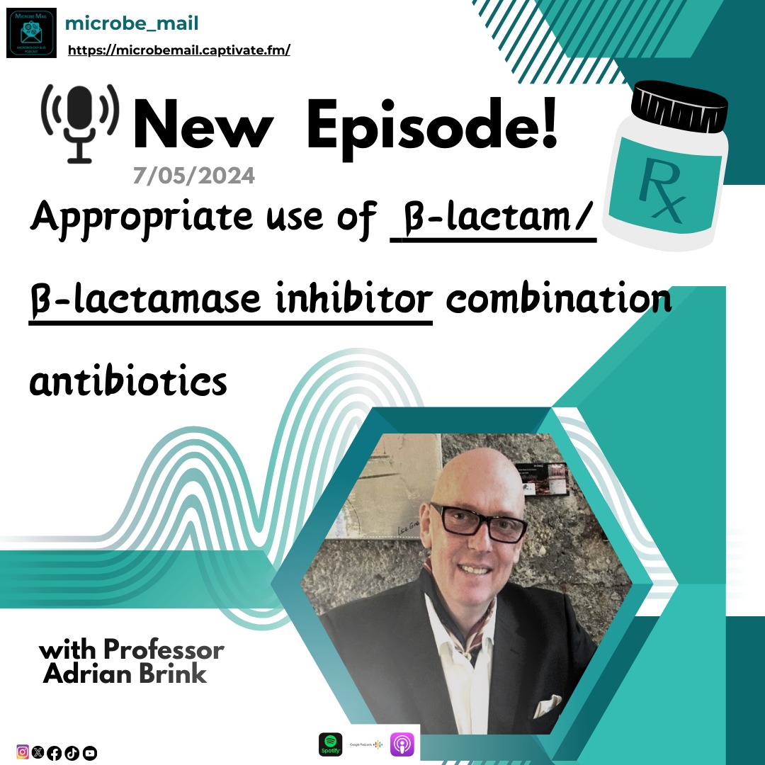 NEW podcast Episode release  with guest @ABpreservation #meded #AMR #Microbiology #infections #mdr #antibiotics #gramnegative #IDX
Listen at: microbemail.captivate.fm/episode/apprpr… or wherever you get your podcasts.