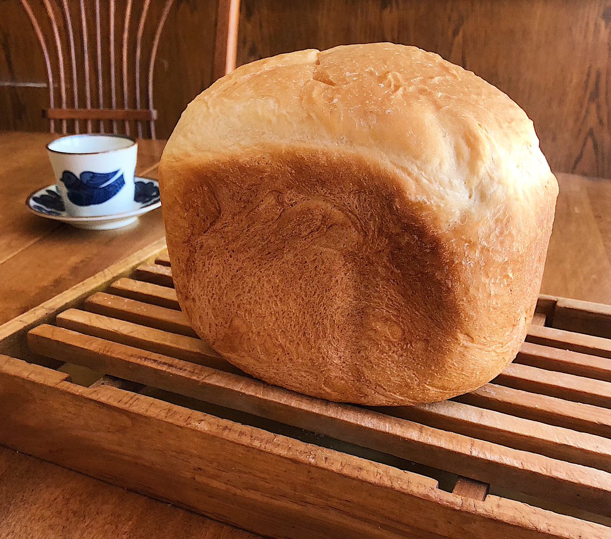 Agent_Yuk1's tweet image. 久々にホームベーカリーで食パンを作った🍞
#breadmaker #ホームベーカリー